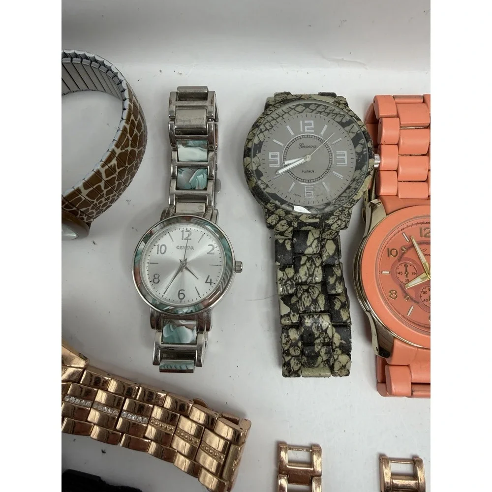 Mixed Brands Ladies Watches ALL‎ METAL Lot Of 25 For Parts Repair